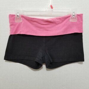 Tarea by Rue 21 shorts Small Show Off rhinestone bling Y2K foldover waist yoga